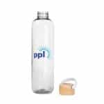 Custom 34 Oz. BambooHydrate Bottle w/Handle Lid - 5