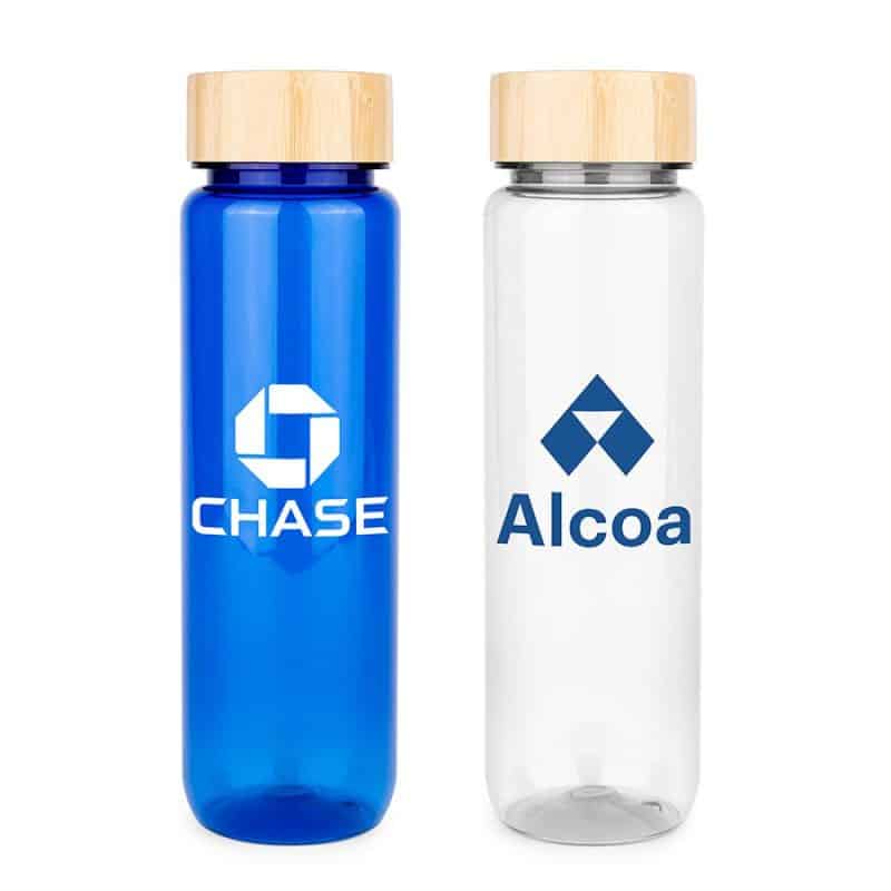 Custom 34 Oz. EcoPure Bottle w/Bamboo Lid