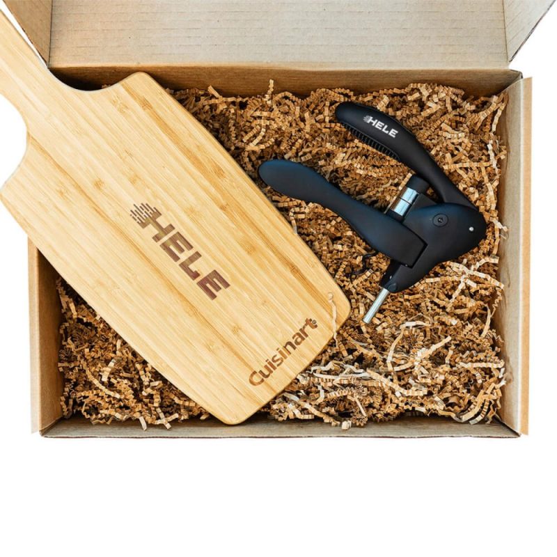 Custom Brie & Wine Set
