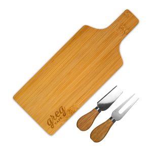 Custom Handy Bamboo Charcuterie Set