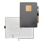 Custom Woven Notebook Bamboo Set - 1