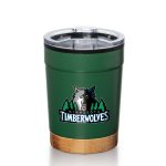 Custom Eduardo Double Wall Tumbler w/Bamboo Base - 12oz - 9