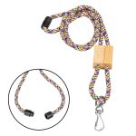 Custom Braided Rope Lanyard with Bamboo Adjuster (Factory Direct) 10-12 Weeks - 3