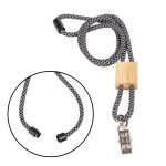 Custom Braided Rope Lanyard with Bamboo Adjuster (Factory Direct) 10-12 Weeks - 7