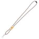 Custom Braided Rope Lanyard with Bamboo Adjuster - 6