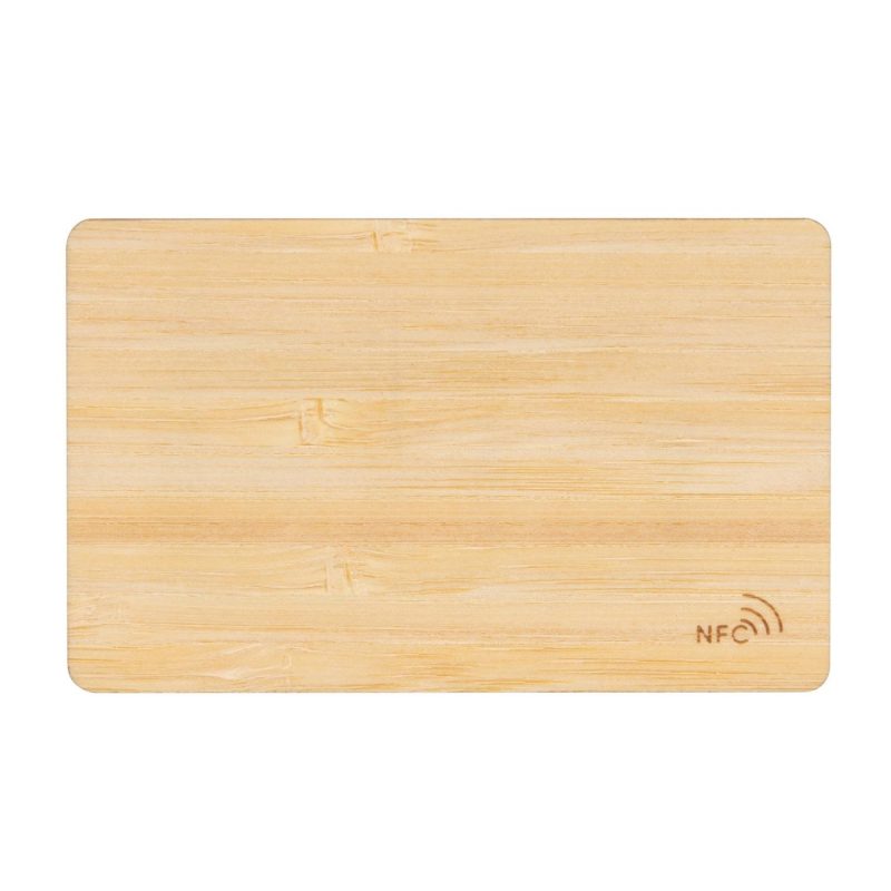 Custom EcoTap NFC Bamboo Card (Factory Direct) 10-12 Weeks - 1