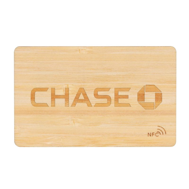 Custom EcoTap NFC Bamboo Card - 4