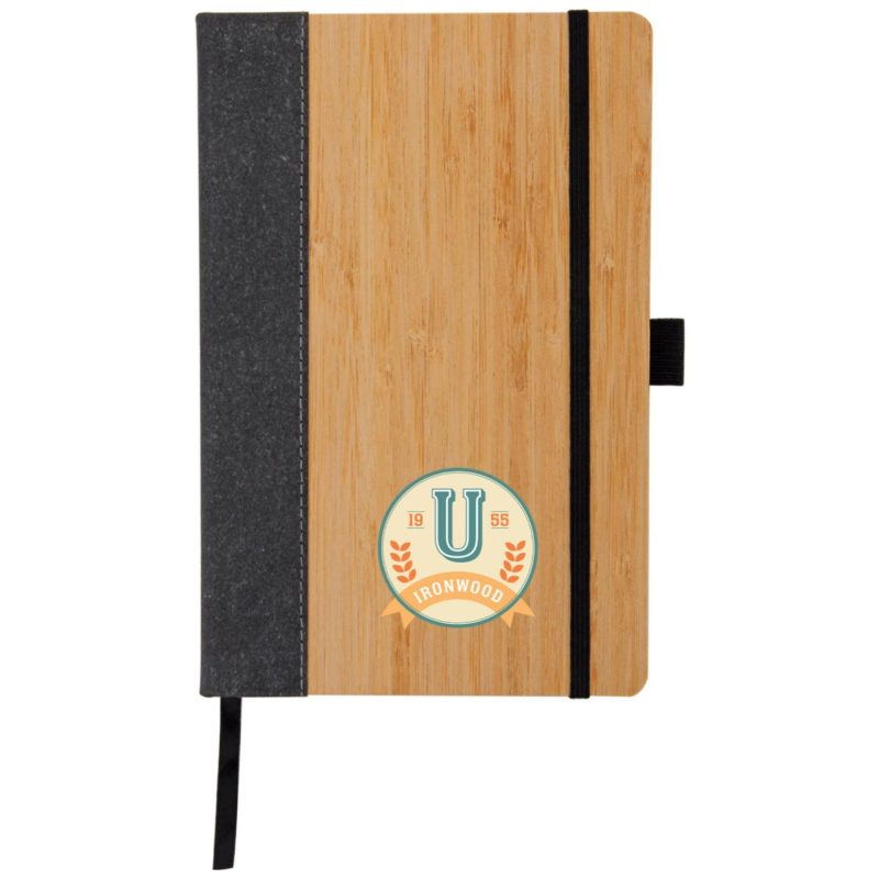 Fc-Saratoga-Horizon-Bamboo-Leather-Journal-WM400278FC Custom Fc Saratoga Horizon Bamboo & Leather Journal