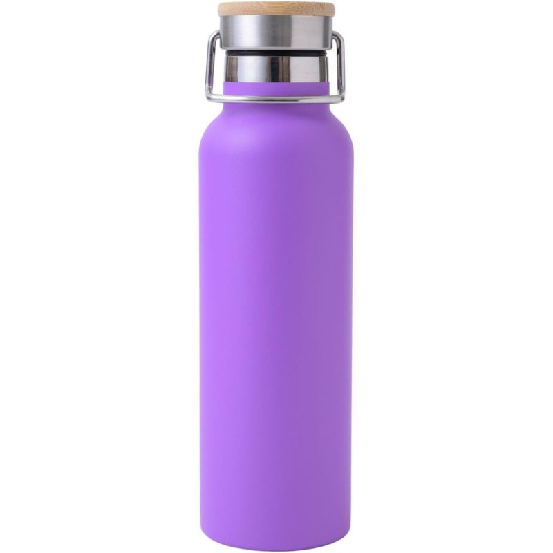 Custom Pod Spirit Water Bottle Brite W/ Bamboo Lid 20 Oz - 4