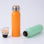 Custom Pod Spirit Water Bottle Brite W/ Bamboo Lid 20 Oz - 8