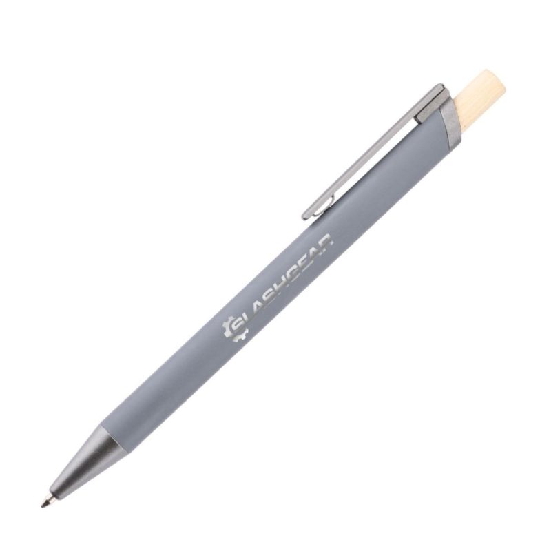 Custom Shearwater Ballpoint Pen w/Bamboo Clicker - 3