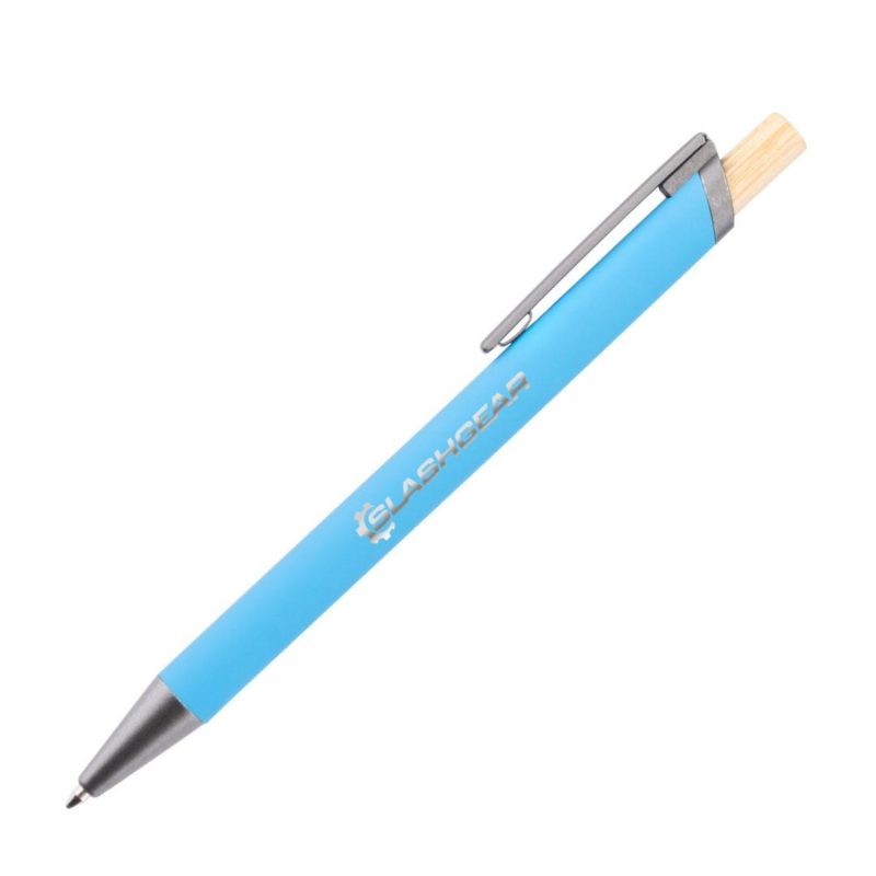 Custom Shearwater Ballpoint Pen w/Bamboo Clicker - 4