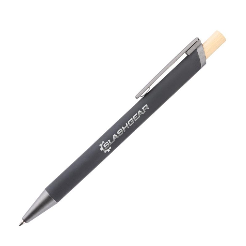 Custom Shearwater Ballpoint Pen w/Bamboo Clicker