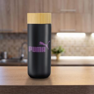 Custom 10 Oz. Double Wall Ceramic Travel Cup
