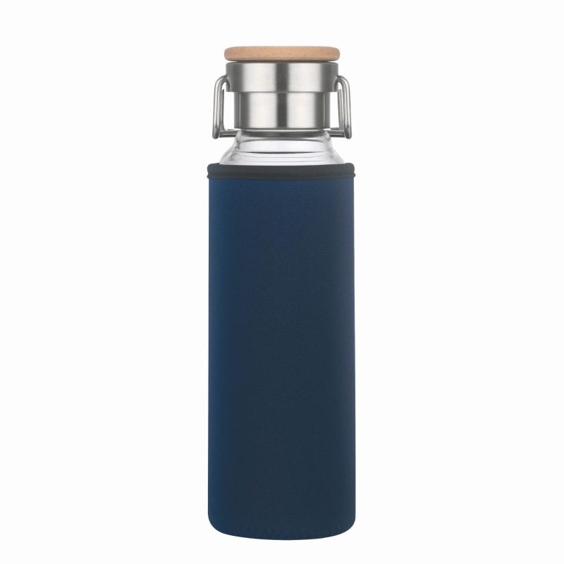 Custom 20 Oz Glass Water Bottle With Neoprene Protective Sleeve - 5