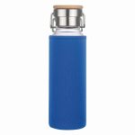 Custom 20 Oz Glass Water Bottle With Neoprene Protective Sleeve - 8