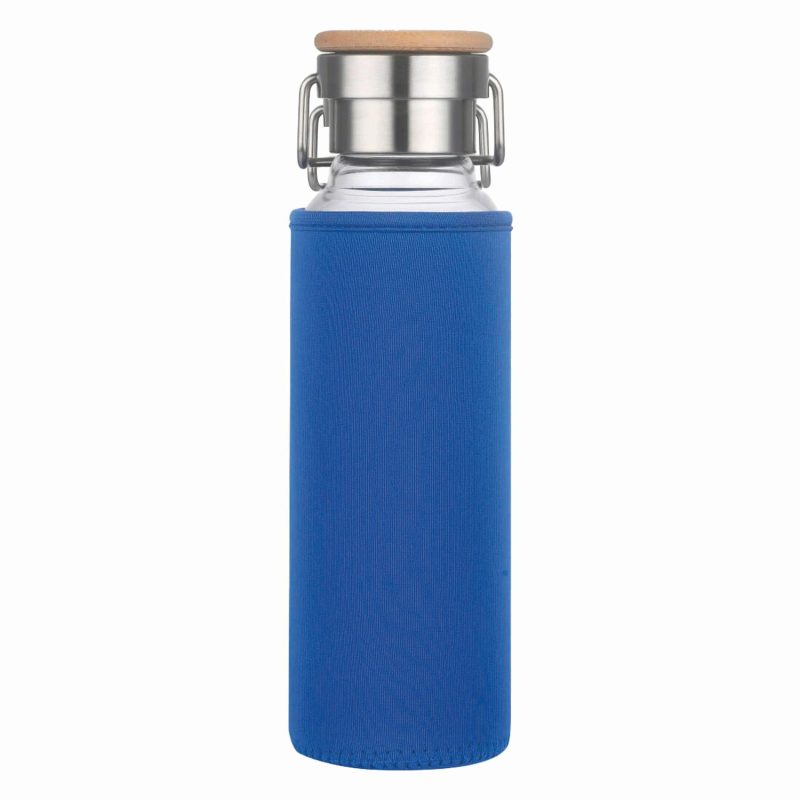 Custom 20 Oz Glass Water Bottle With Neoprene Protective Sleeve - 8