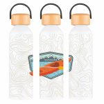 Custom 24 oz 100% Recycled Aluminum Bottle