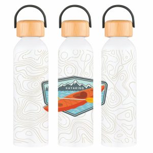 Custom 24 oz 100% Recycled Aluminum Bottle