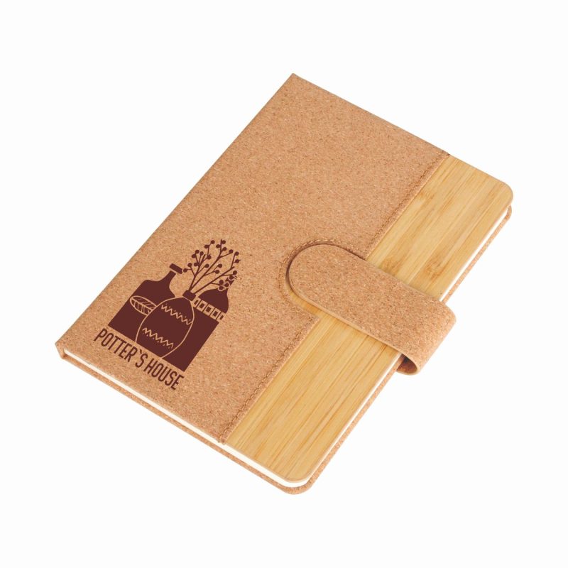 Custom Cork and Bamboo Notebook - 2