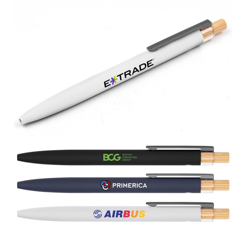 Custom EcoRubber Grip Pen (Factory Direct) 10-12 Weeks