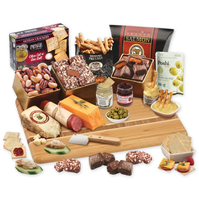 Custom Exquisite Flavors Charcuterie Board - 1