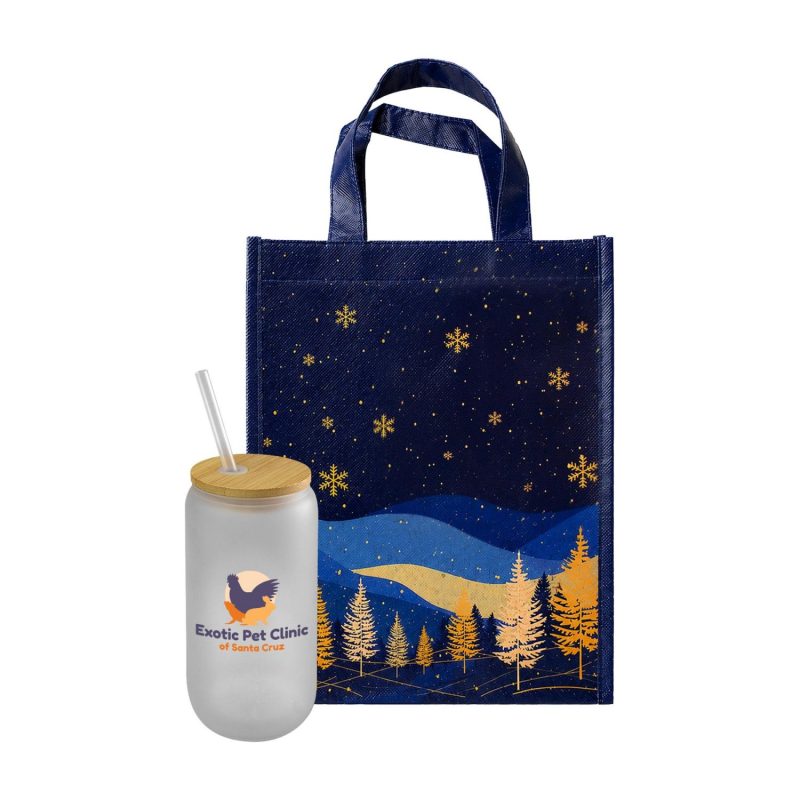 Frosted-Tumbler-Gift-Set-H8850 Custom Frosted Tumbler Gift Set