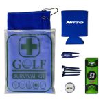 Custom Golf Survival Kit Value Edition with Bridgestone Treo Golf Balls