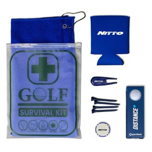 Custom Golf Survival Kit Value Edition with TaylorMade Distance Golf Balls