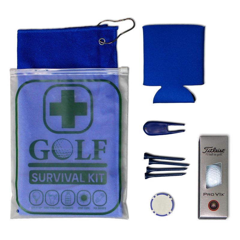 Custom Golf Survival Kit Value Edition with Titleist Pro V1X Golf Balls - 1