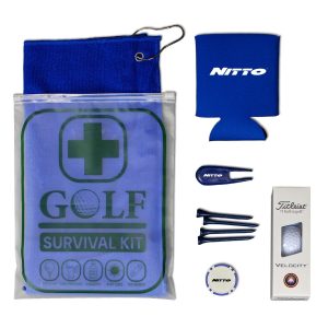 Custom Golf Survival Kit Value Edition with Titleist Velocity Golf Balls