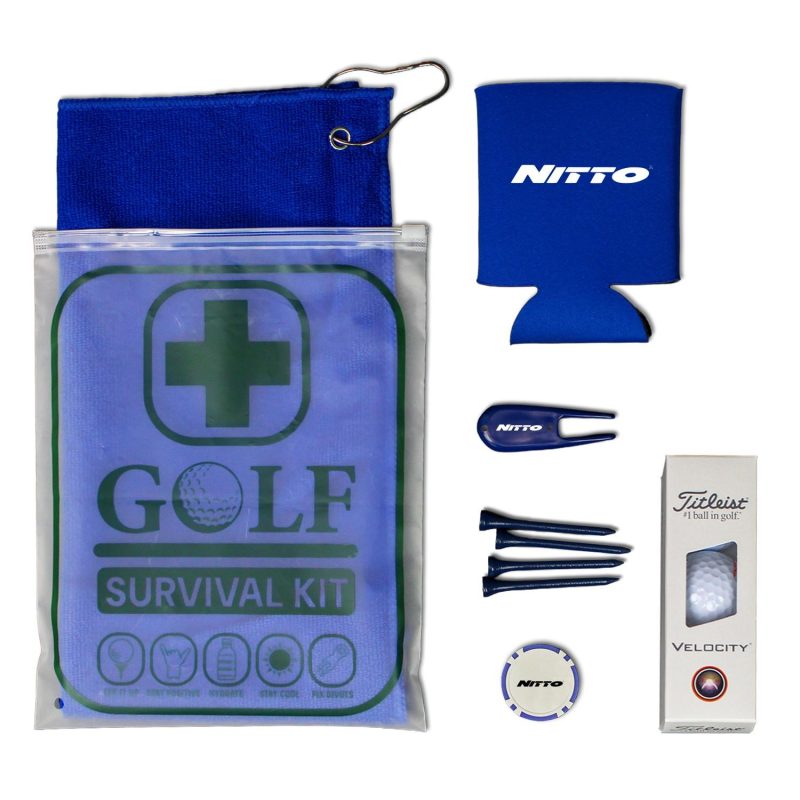 Custom Golf Survival Kit Value Edition with Titleist Velocity Golf Balls