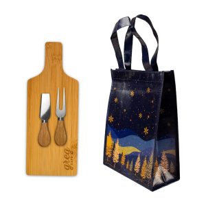 Custom Handy Bamboo Charcuterie Gift Set