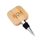Custom Kirtle Bamboo Bottle Stopper w/Bottle Opener