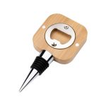 Custom Kirtle Bamboo Bottle Stopper w/Bottle Opener - 2