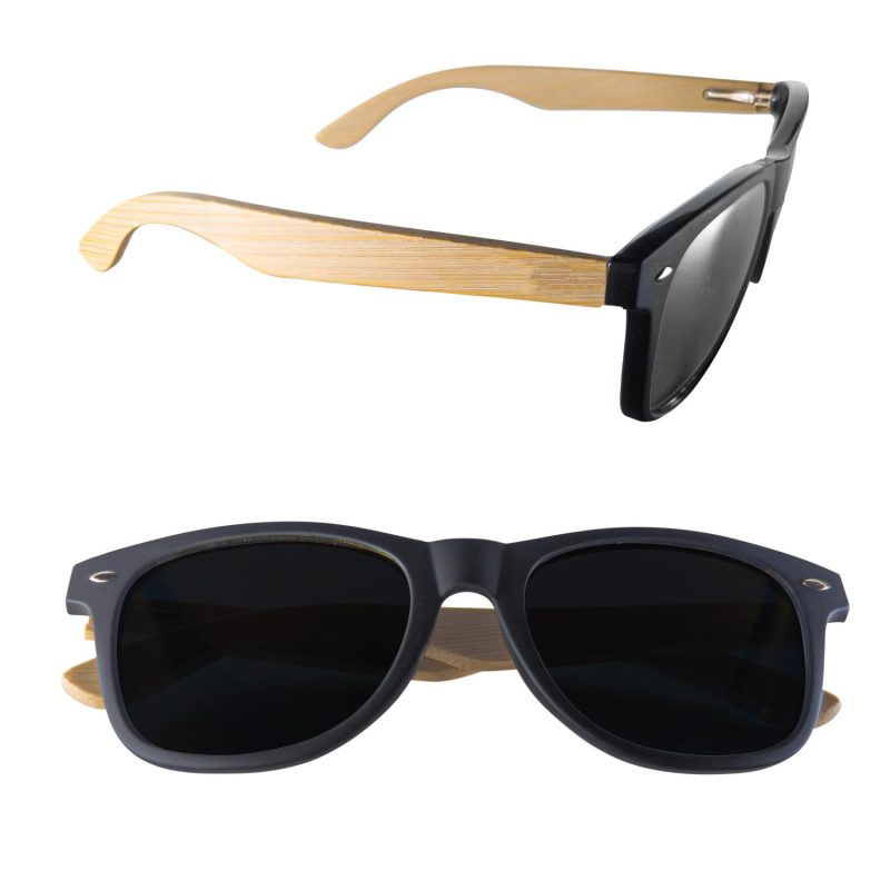 Custom Mirror or Polarized Bamboo Arm Miami Sunglasses - 3