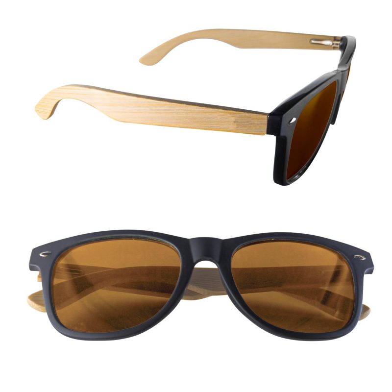 Custom Mirror or Polarized Bamboo Arm Miami Sunglasses - 5