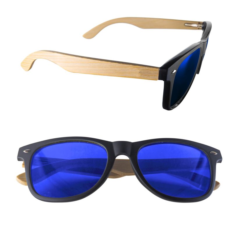 Custom Mirror or Polarized Bamboo Arm Miami Sunglasses - 7