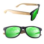 Custom Mirror or Polarized Bamboo Arm Miami Sunglasses - 8