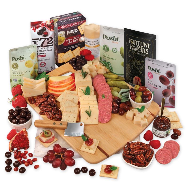 Custom Party Board with Shelf Stable Charcuterie Essentials - 1