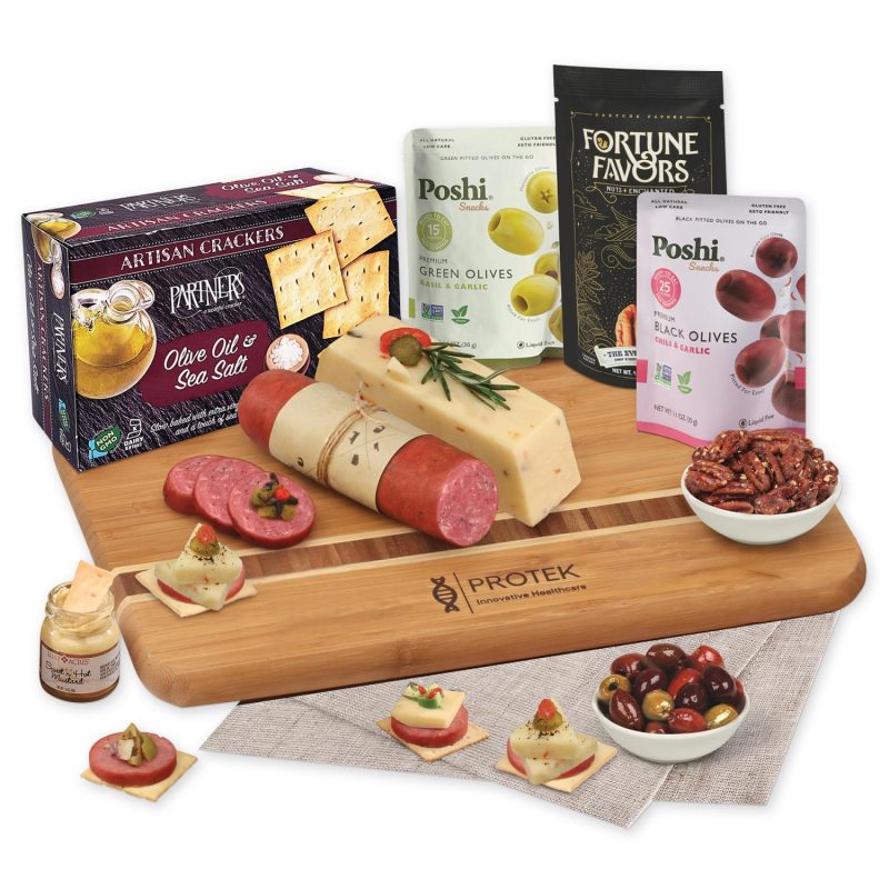 Shelf-Stable-Savory-Delights-Charcuterie-Board-L8555 Custom Shelf Stable Savory Delights Charcuterie Board