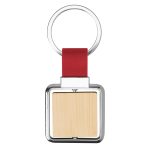 Custom Spinning Bamboo Keyring - 4