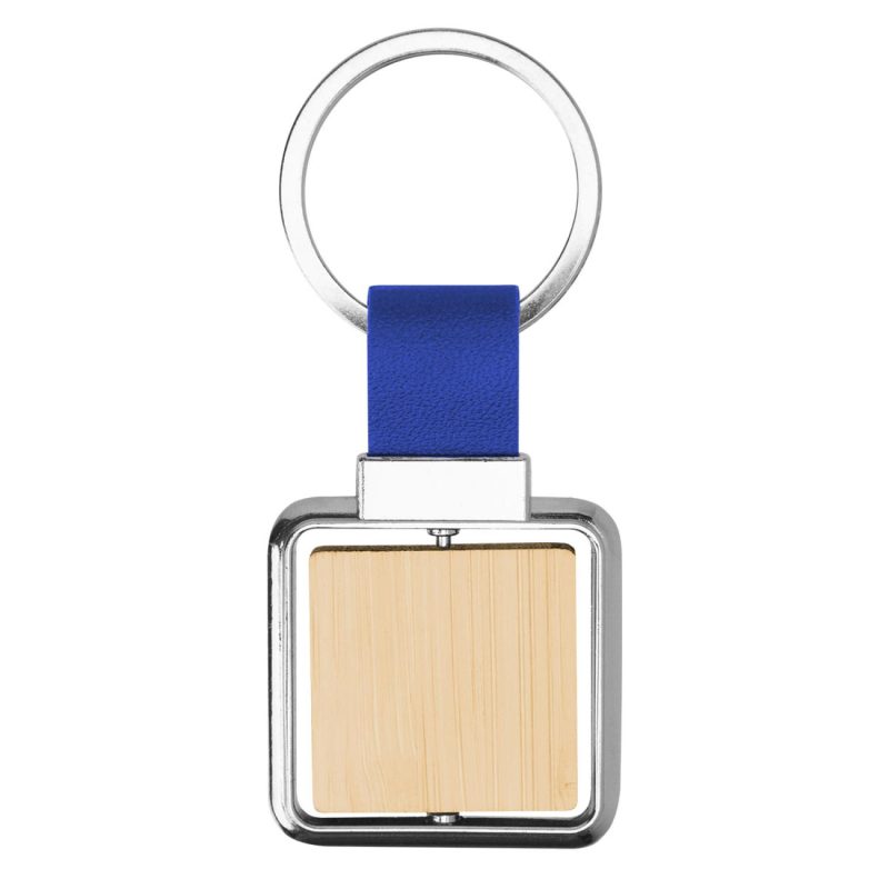 Custom Spinning Bamboo Keyring - 6