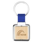 Custom Spinning Bamboo Keyring - 7