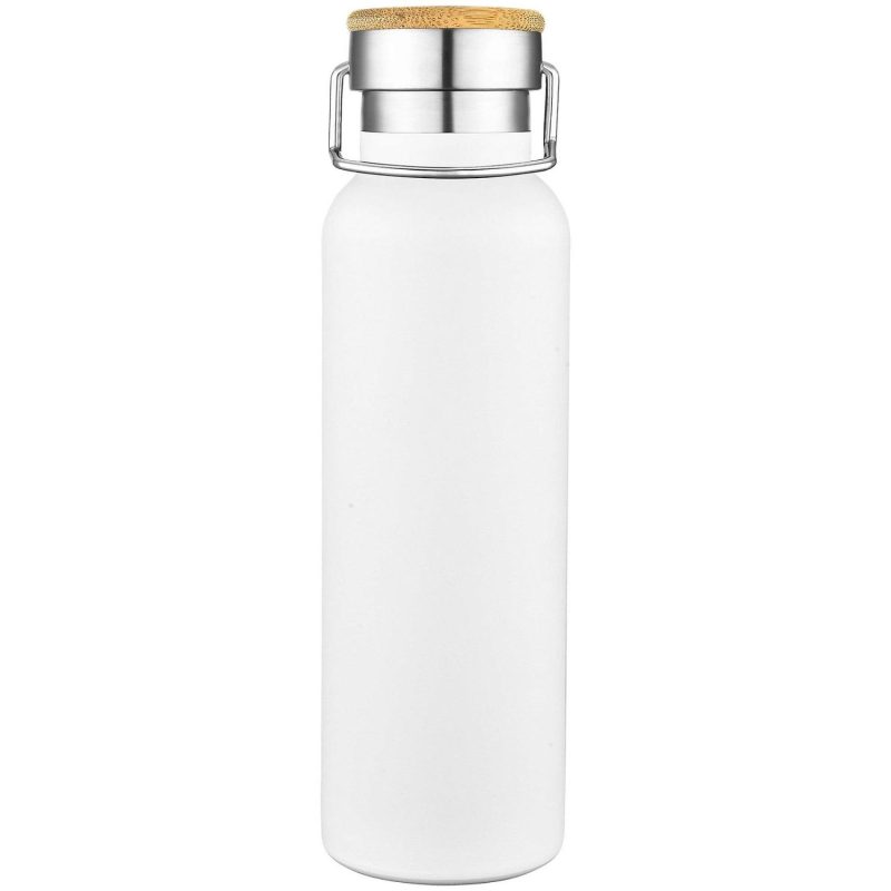 Custom 20oz. Double-Wall Stainless Steel Water Bottle with Loop Handle - 1
