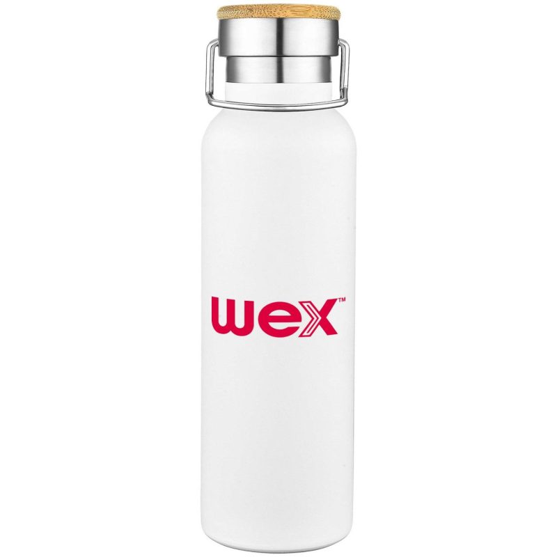Custom 20oz. Double-Wall Stainless Steel Water Bottle with Loop Handle - 2