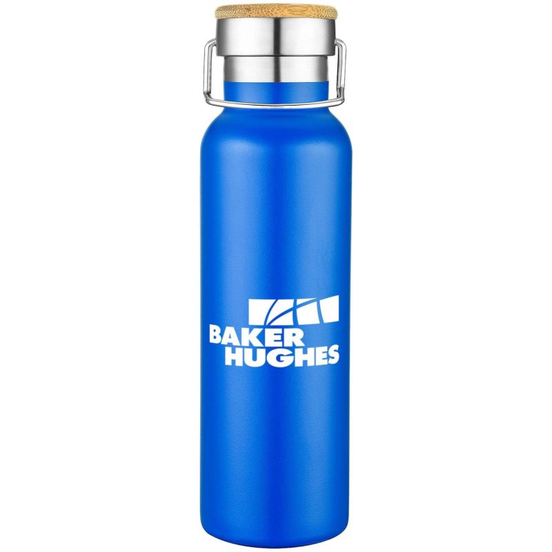 Custom 20oz. Double-Wall Stainless Steel Water Bottle with Loop Handle - 4