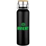 Custom 20oz. Double-Wall Stainless Steel Water Bottle with Loop Handle - 8