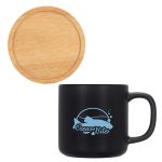 Custom Dalton 12 oz Ceramic Mug w/ Bamboo Lid/Coaster - 2