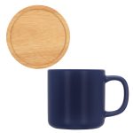 Custom Dalton 12 oz Ceramic Mug w/ Bamboo Lid/Coaster - 7